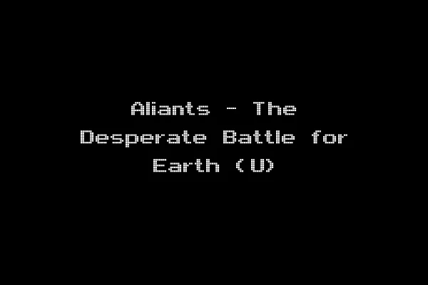 Aliants - The Desperate Battle for Earth (U)