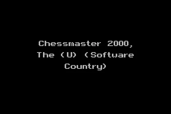 Chessmaster 2000, The (U) (Software Country)
