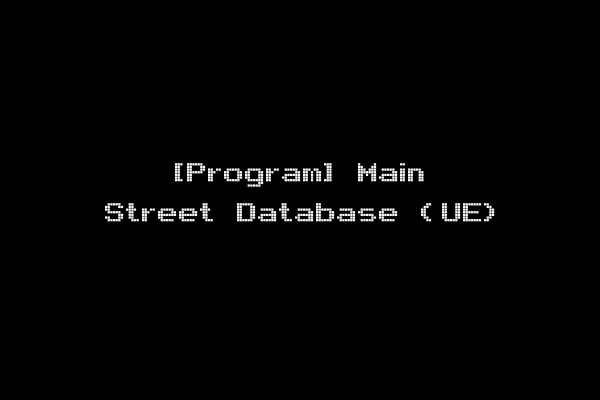 [Program] Main Street Database (UE)