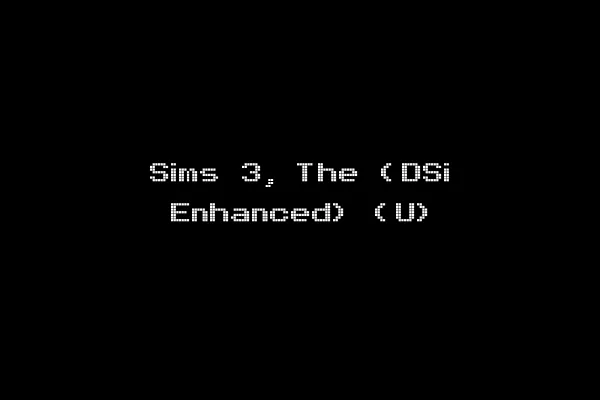 Sims 3, The (DSi Enhanced) (U)