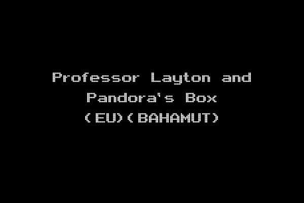 Professor Layton and Pandora's Box (EU)(BAHAMUT)