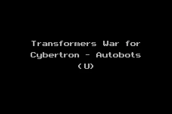 Transformers War for Cybertron - Autobots (U)