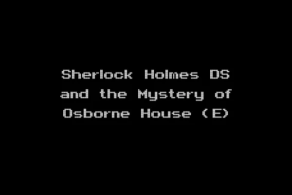 Sherlock Holmes DS and the Mystery of Osborne House (E)