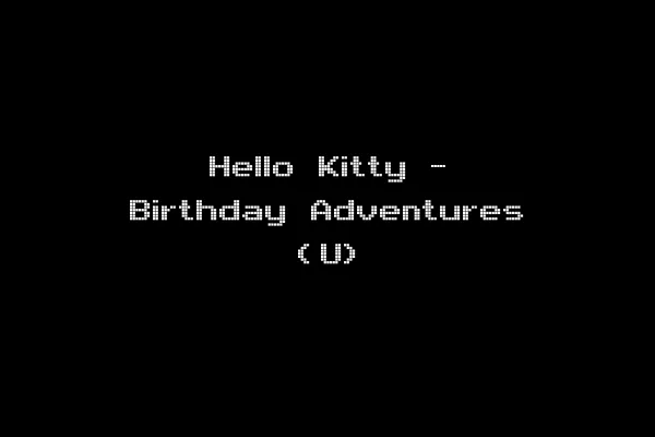 Hello Kitty - Birthday Adventures (U)