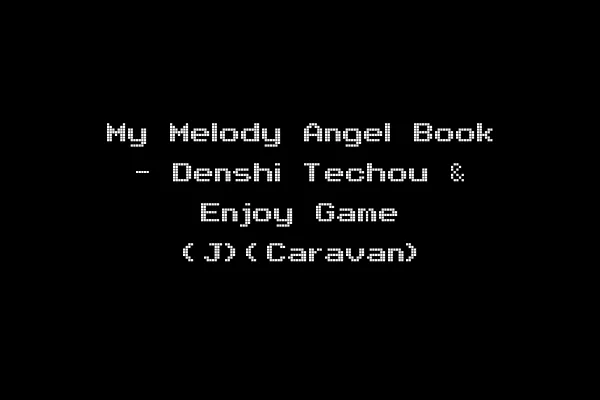 My Melody Angel Book - Denshi Techou & Enjoy Game (J)(Caravan)