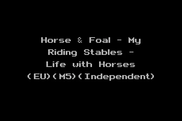 Horse & Foal - My Riding Stables - Life with Horses (EU)(M5)(Independent)