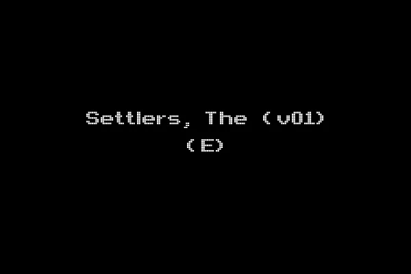 Settlers, The (v01) (E)