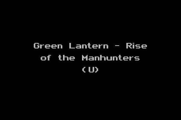 Green Lantern - Rise of the Manhunters (U)