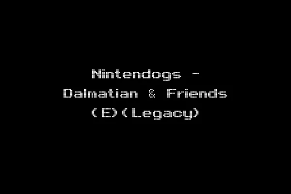 Nintendogs - Dalmatian & Friends (E)(Legacy)