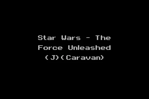 Star Wars - The Force Unleashed (J)(Caravan)