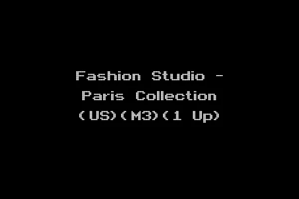 Fashion Studio - Paris Collection (US)(M3)(1 Up)