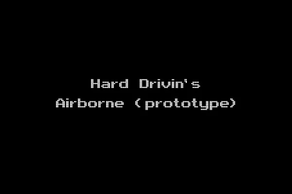 Hard Drivin's Airborne (prototype)