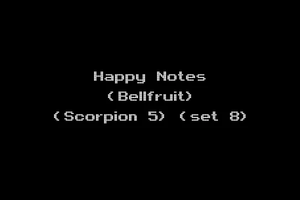 Happy Notes (Bellfruit) (Scorpion 5) (set 8)