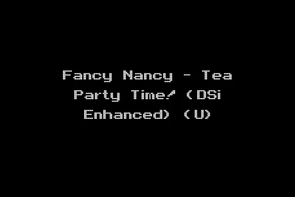 Fancy Nancy - Tea Party Time! (DSi Enhanced) (U)