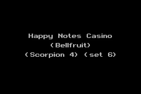 Happy Notes Casino (Bellfruit) (Scorpion 4) (set 6)