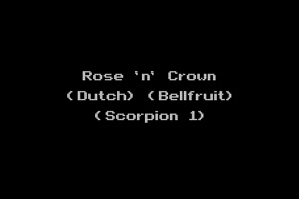 Rose 'n' Crown (Dutch) (Bellfruit) (Scorpion 1)