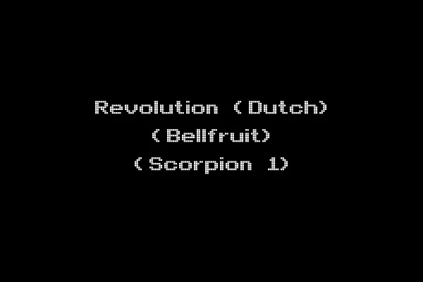 Revolution (Dutch) (Bellfruit) (Scorpion 1)