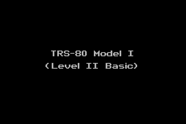 TRS-80 Model I (Level II Basic)