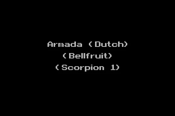 Armada (Dutch) (Bellfruit) (Scorpion 1)