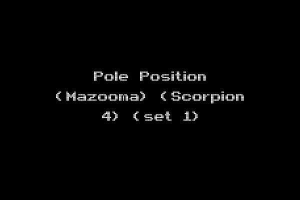 Pole Position (Mazooma) (Scorpion 4) (set 1)