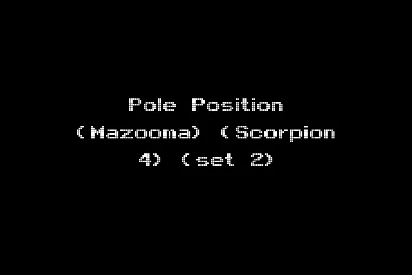 Pole Position (Mazooma) (Scorpion 4) (set 2)