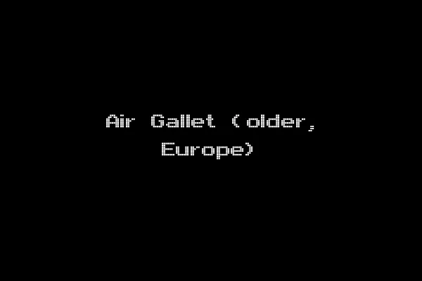 Air Gallet (older, Europe)