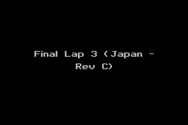 Final Lap 3 (Japan - Rev C)