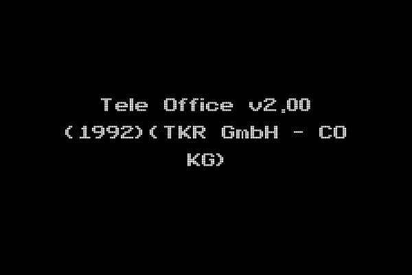 Tele Office v2.00 (1992)(TKR GmbH - CO KG)