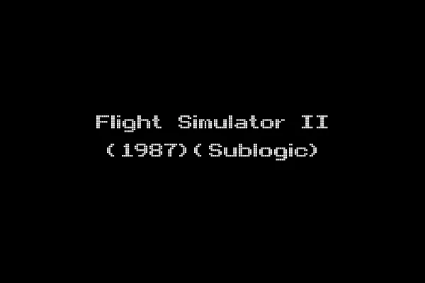 Flight Simulator II (1987)(Sublogic)