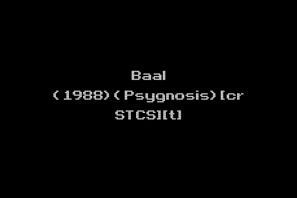 Baal (1988)(Psygnosis)[cr STCS][t]