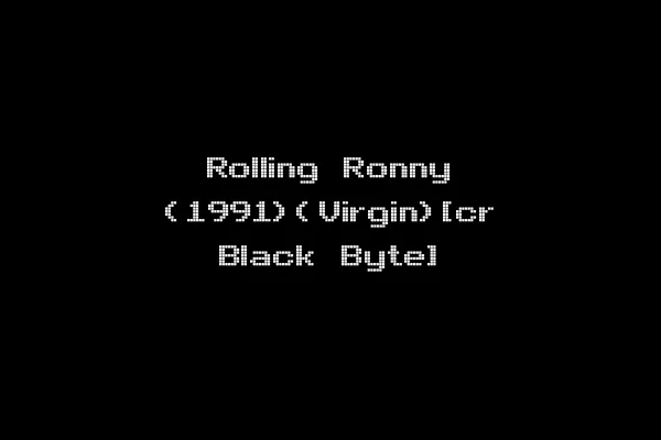 Rolling Ronny (1991)(Virgin)[cr Black Byte]