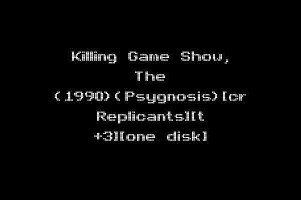 Killing Game Show, The (1990)(Psygnosis)[cr Replicants][t +3][one disk]