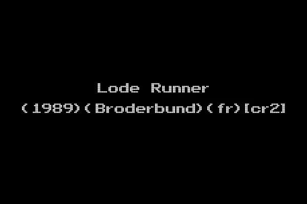 Lode Runner (1989)(Broderbund)(fr)[cr2]
