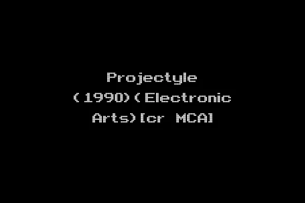 Projectyle (1990)(Electronic Arts)[cr MCA]