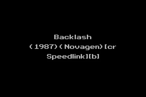 Backlash (1987)(Novagen)[cr Speedlink][b]