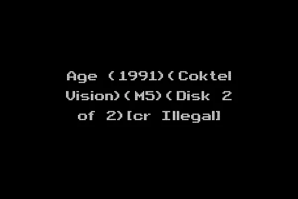 Age (1991)(Coktel Vision)(M5)(Disk 2 of 2)[cr Illegal]