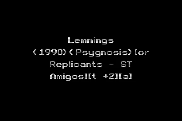 Lemmings (1990)(Psygnosis)[cr Replicants - ST Amigos][t +2][a]