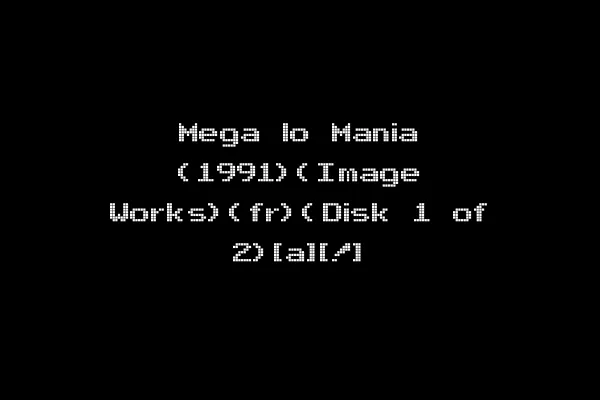 Mega lo Mania (1991)(Image Works)(fr)(Disk 1 of 2)[a][!]