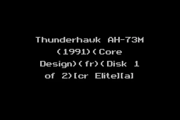 Thunderhawk AH-73M (1991)(Core Design)(fr)(Disk 1 of 2)[cr Elite][a]