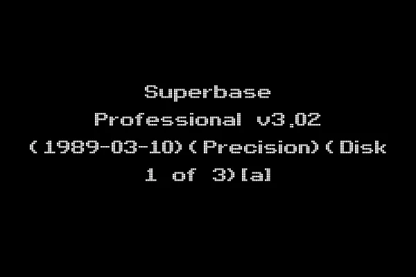 Superbase Professional v3.02 (1989-03-10)(Precision)(Disk 1 of 3)[a]