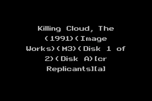 Killing Cloud, The (1991)(Image Works)(M3)(Disk 1 of 2)(Disk A)[cr Replicants][a]