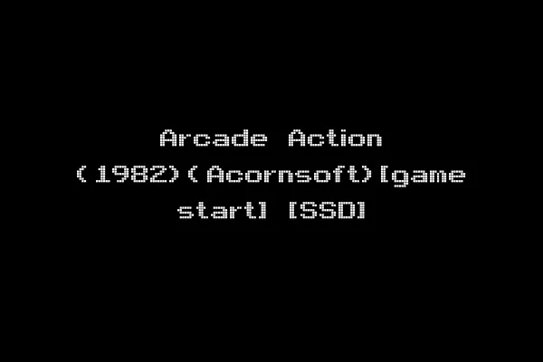 Arcade Action (1982)(Acornsoft)[game start] [SSD]