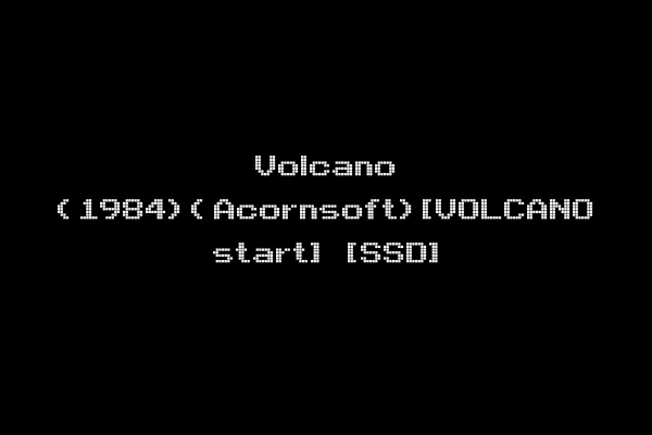 Volcano (1984)(Acornsoft)[VOLCANO start] [SSD]