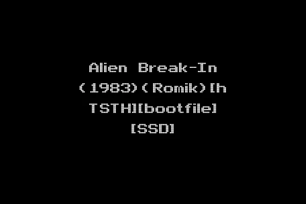 Alien Break-In (1983)(Romik)[h TSTH][bootfile] [SSD]