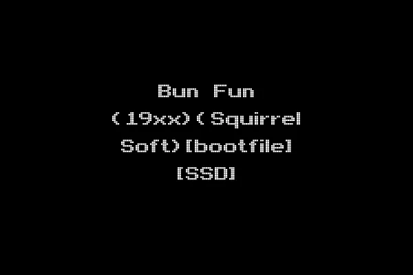 Bun Fun (19xx)(Squirrel Soft)[bootfile] [SSD]