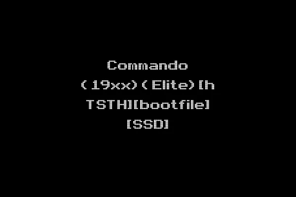 Commando (19xx)(Elite)[h TSTH][bootfile] [SSD]