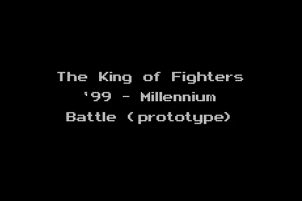 The King of Fighters '99 - Millennium Battle (prototype)
