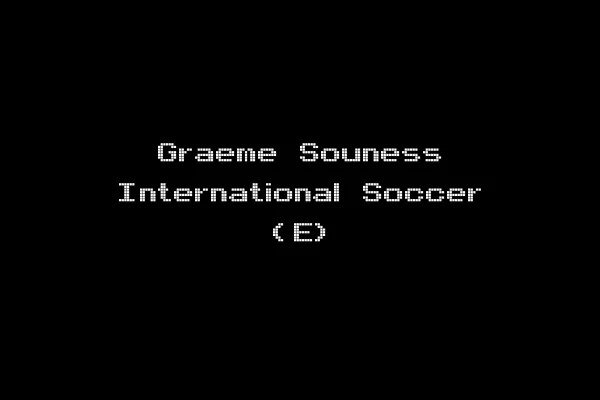 Graeme Souness International Soccer (E)