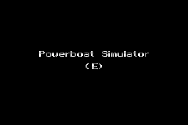 Powerboat Simulator (E)