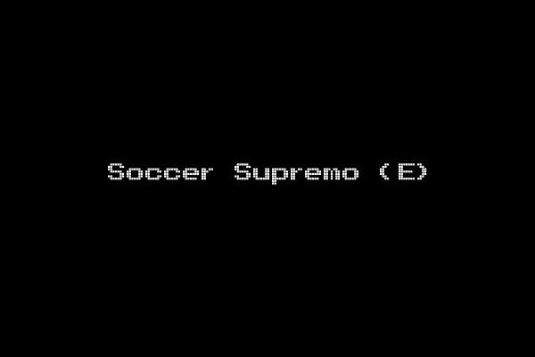 Soccer Supremo (E)